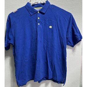 Akedemiks Men's Short Sleeve Polo Shirt‎ Blue Size 2xl EUC